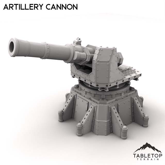 Tabletop Terrain Terrain Artillery Cannon - Warpzel 1A Orbital Hulk