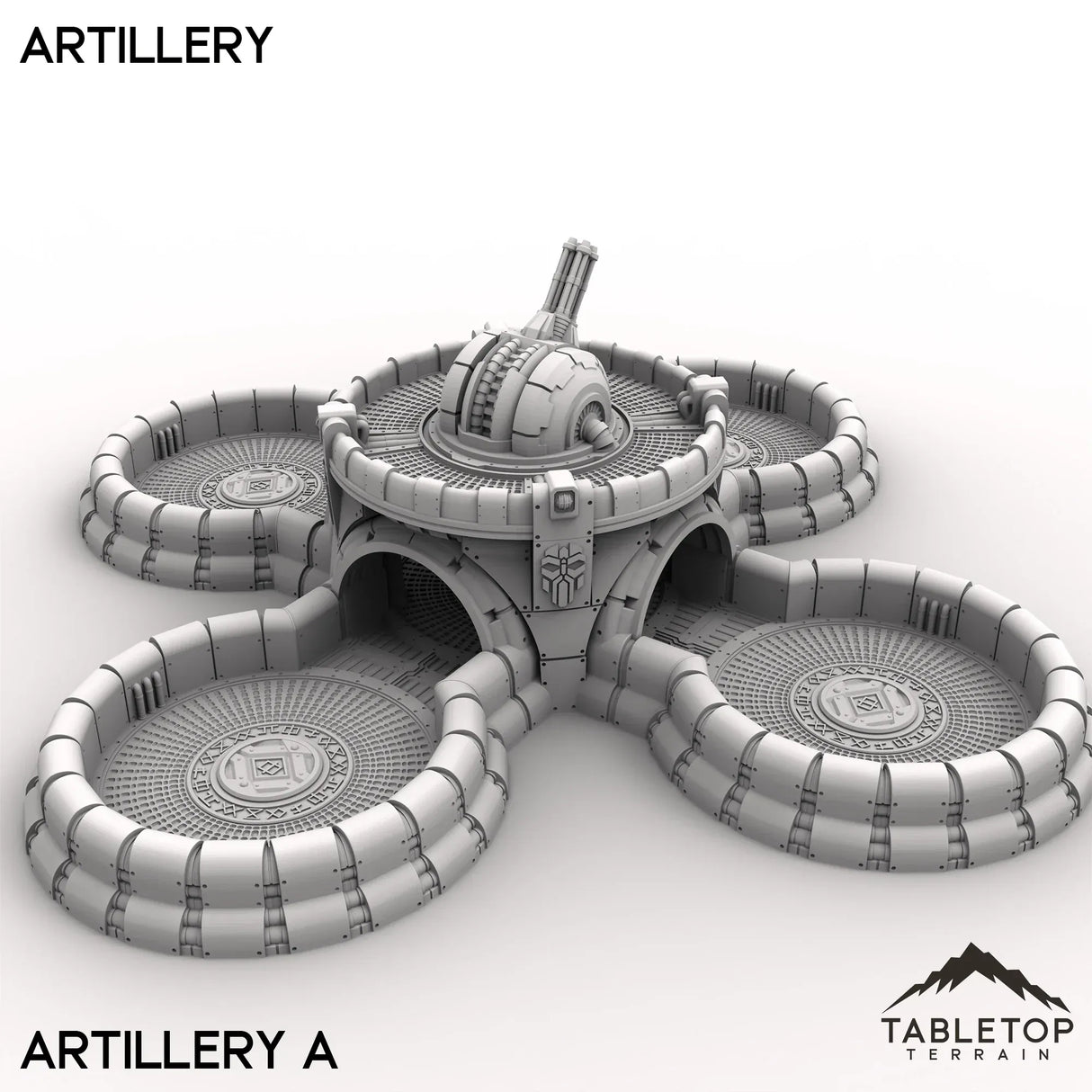 Tabletop Terrain Terrain Artillery - Vahngart, Garrisoned Moon