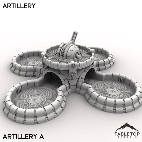 Tabletop Terrain Terrain Artillery - Vahngart, Garrisoned Moon