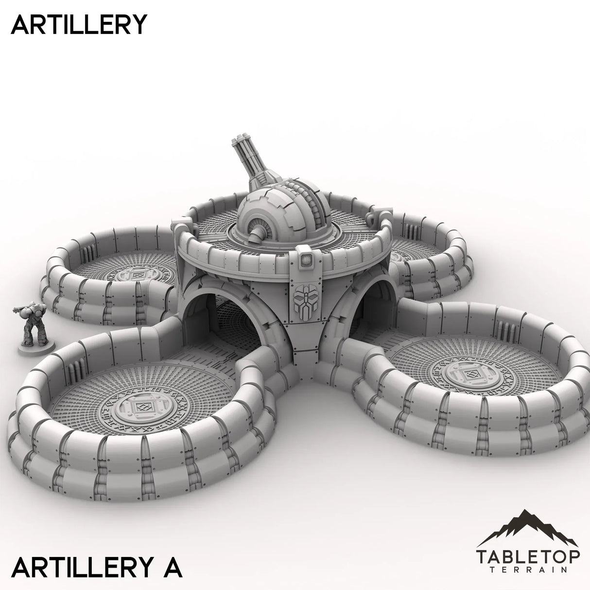 Tabletop Terrain Terrain Artillery - Vahngart, Garrisoned Moon