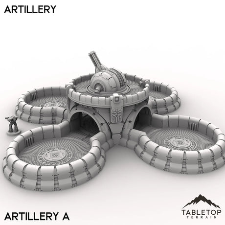 Tabletop Terrain Terrain Artillery - Vahngart, Garrisoned Moon