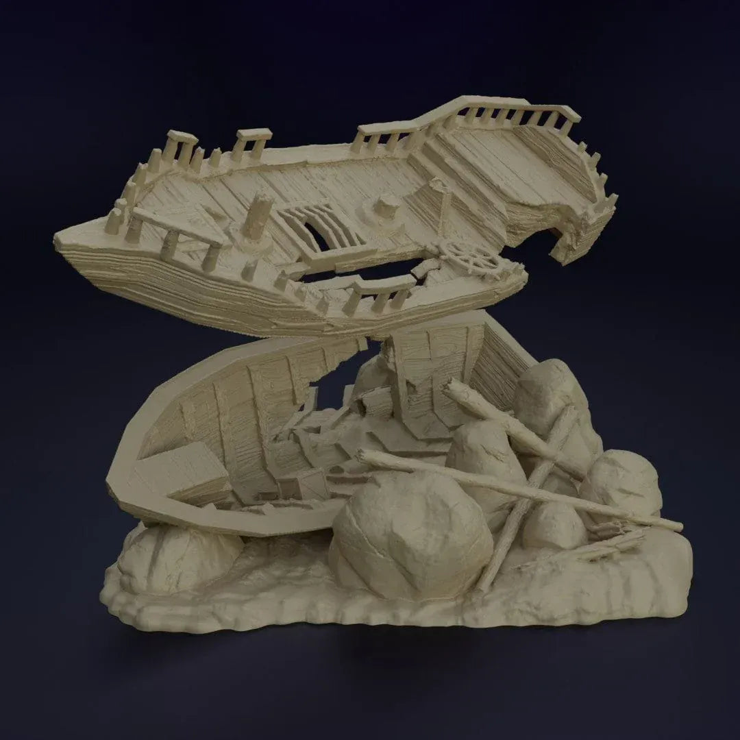 Tabletop Terrain Terrain Ashored Galley