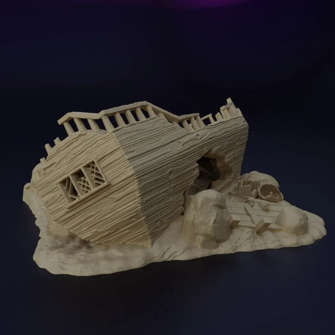Tabletop Terrain Terrain Ashored Galley