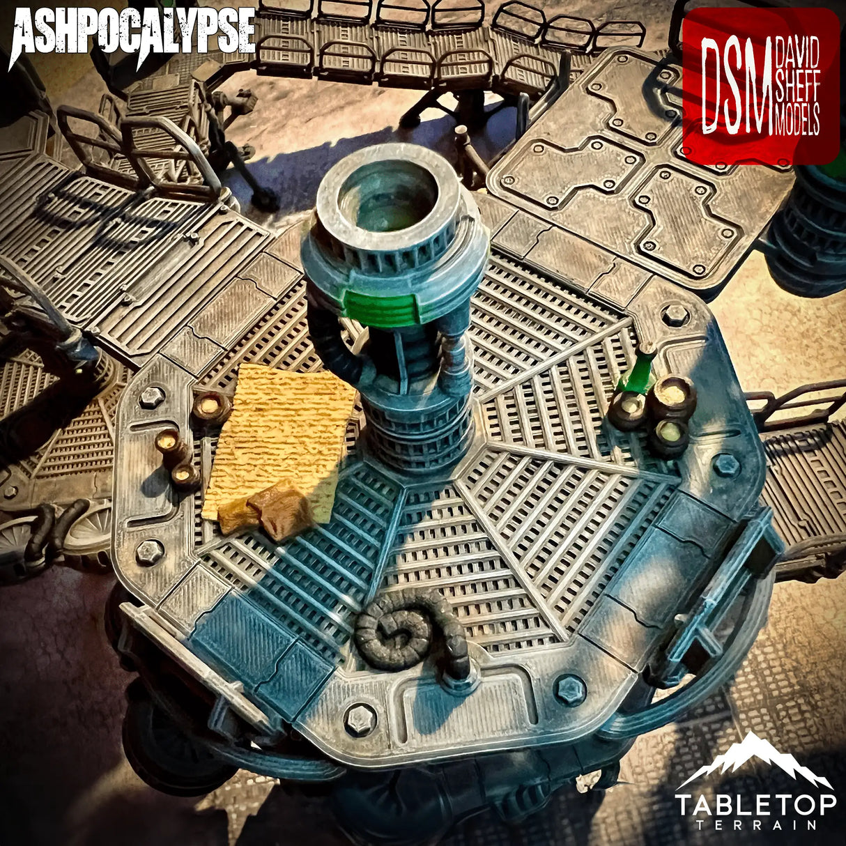 Tabletop Terrain Terrain Ashpocalypse Modular Wasteland Terrain Set