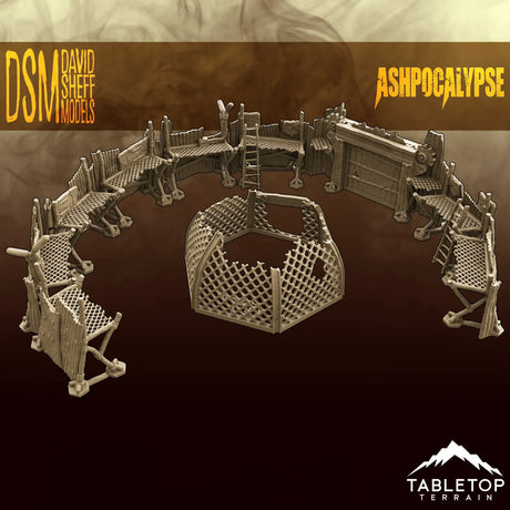 Tabletop Terrain Terrain Ashpocalypse Scaff Compound