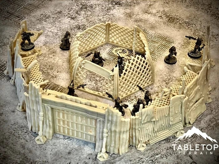 Tabletop Terrain Terrain Ashpocalypse Scaff Compound