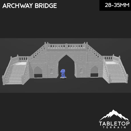 Tabletop Terrain Terrain Atreus Settlement Archway Bridge - Star Wars Legion Shatterpoint Terrain