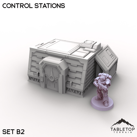 Tabletop Terrain Terrain B2 / 32mm Control Stations