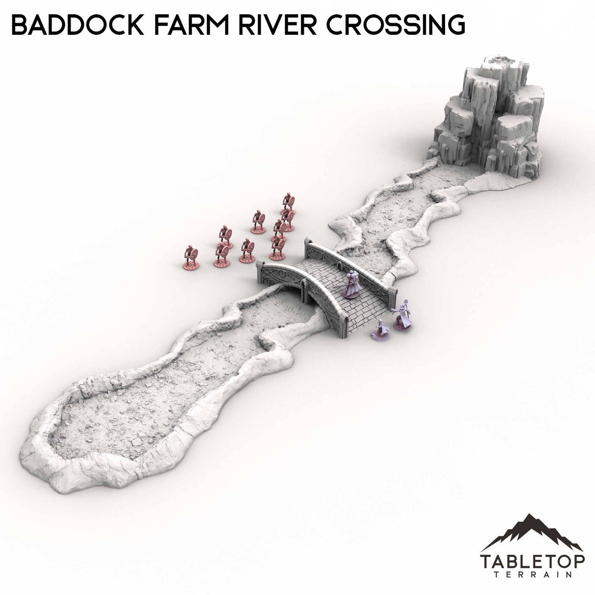 Tabletop Terrain Terrain Baddock Farm River Crossing