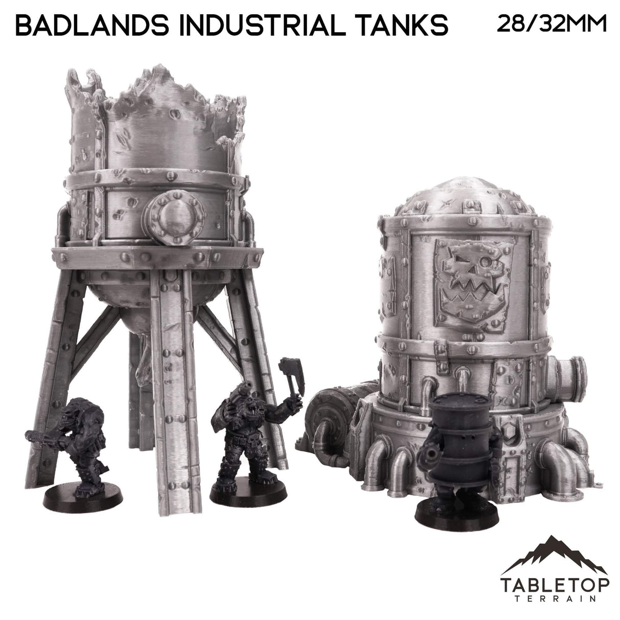 Tabletop Terrain Terrain Badlands Industrial Tanks