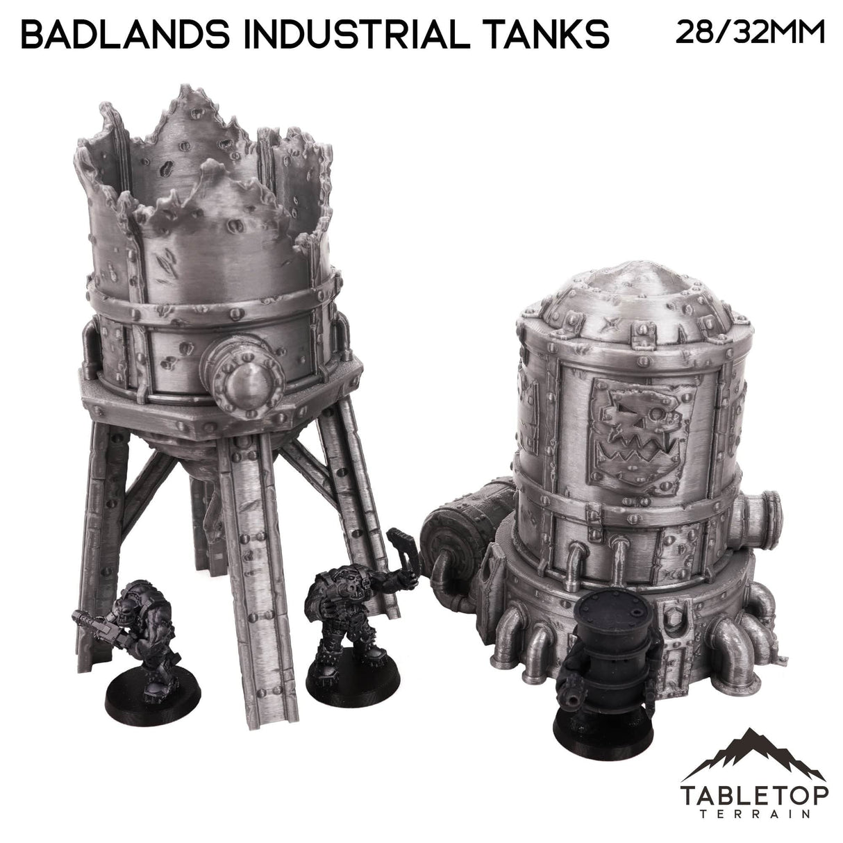 Tabletop Terrain Terrain Badlands Industrial Tanks