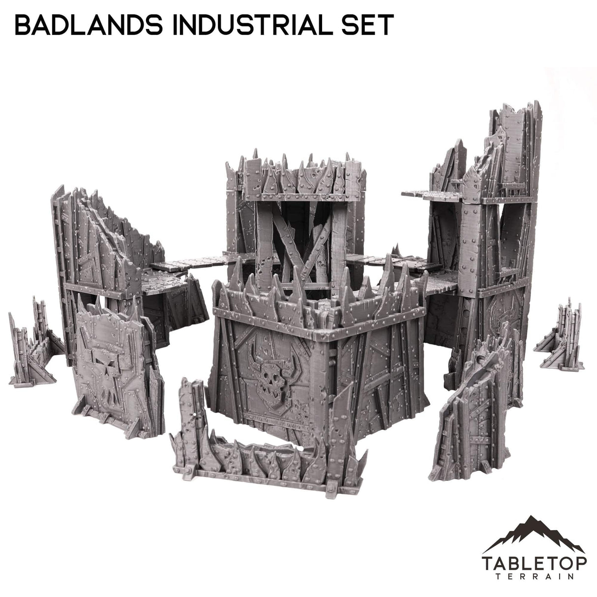 Tabletop Terrain Terrain Badlands Industrial Terrain Set