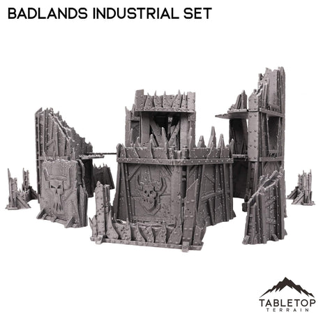 Tabletop Terrain Terrain Badlands Industrial Terrain Set