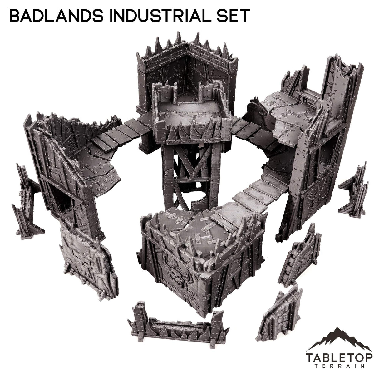 Tabletop Terrain Terrain Badlands Industrial Terrain Set