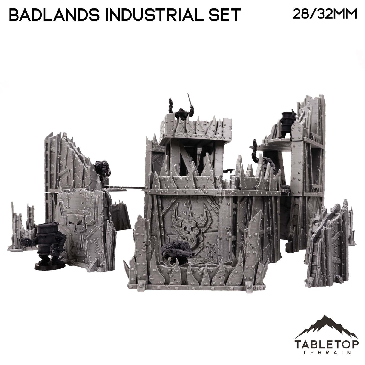 Tabletop Terrain Terrain Badlands Industrial Terrain Set