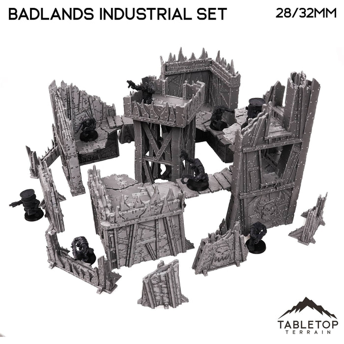 Tabletop Terrain Terrain Badlands Industrial Terrain Set