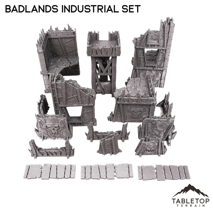 Tabletop Terrain Terrain Badlands Industrial Terrain Set