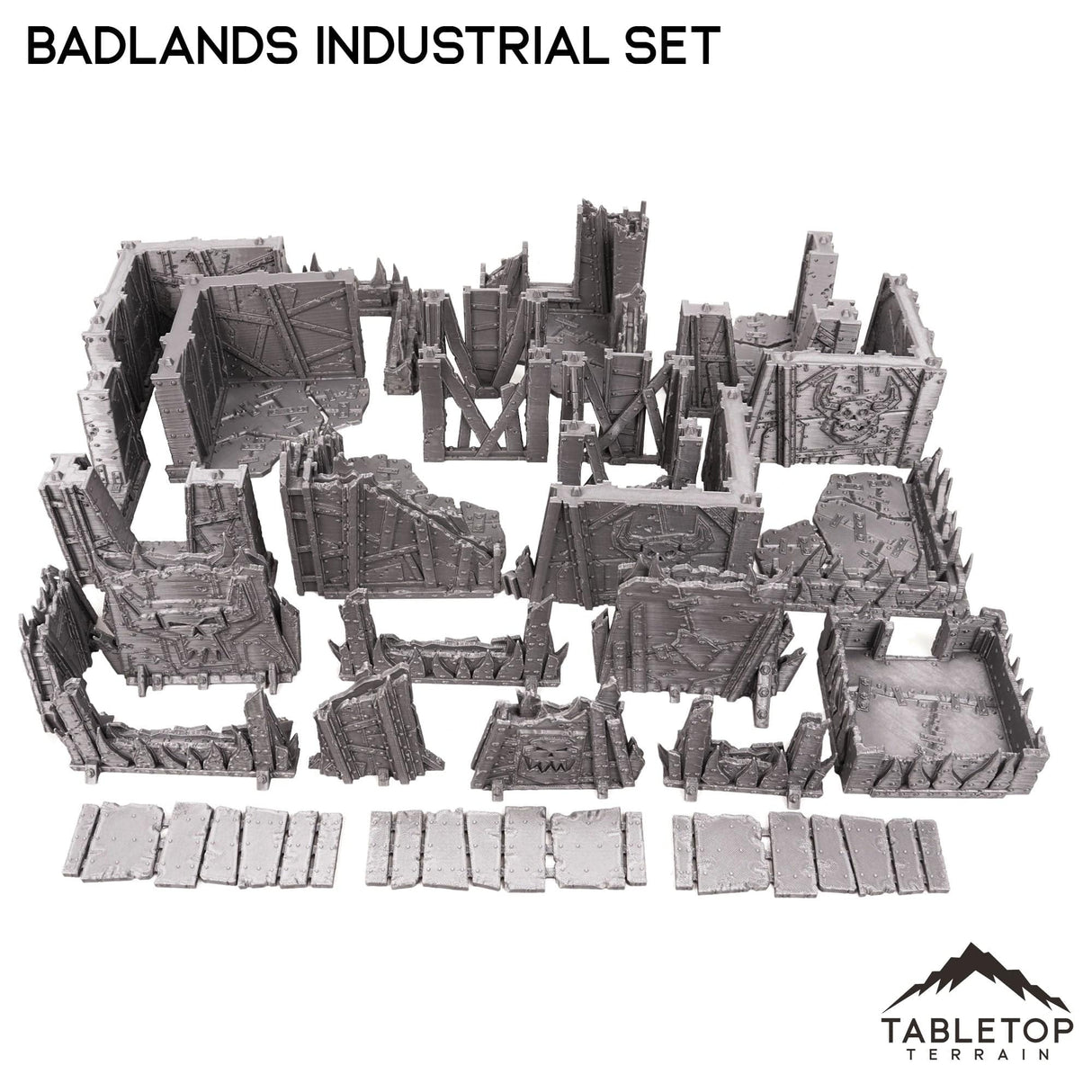 Tabletop Terrain Terrain Badlands Industrial Terrain Set