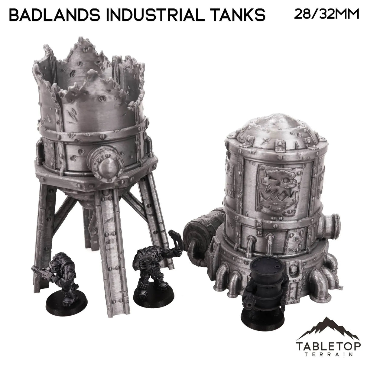 Tabletop Terrain Terrain Badlands Ork Industrial Tanks