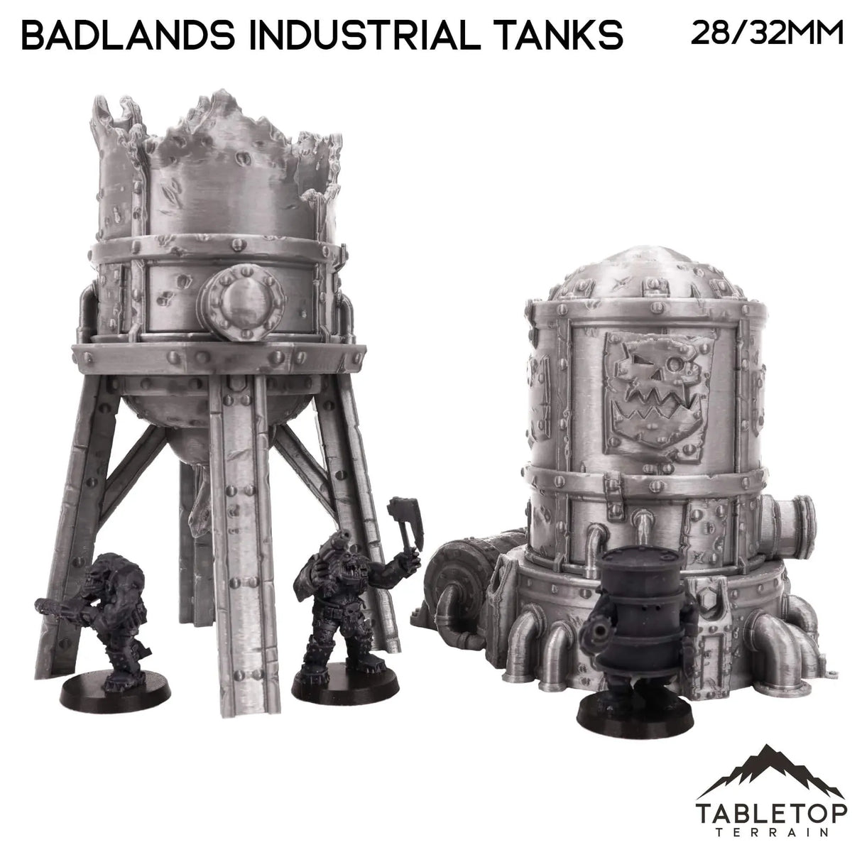 Tabletop Terrain Terrain Badlands Ork Industrial Tanks