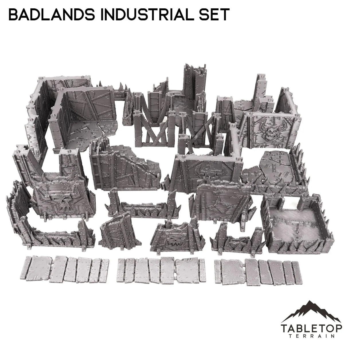 Tabletop Terrain Terrain Badlands Ork Industrial Terrain Set