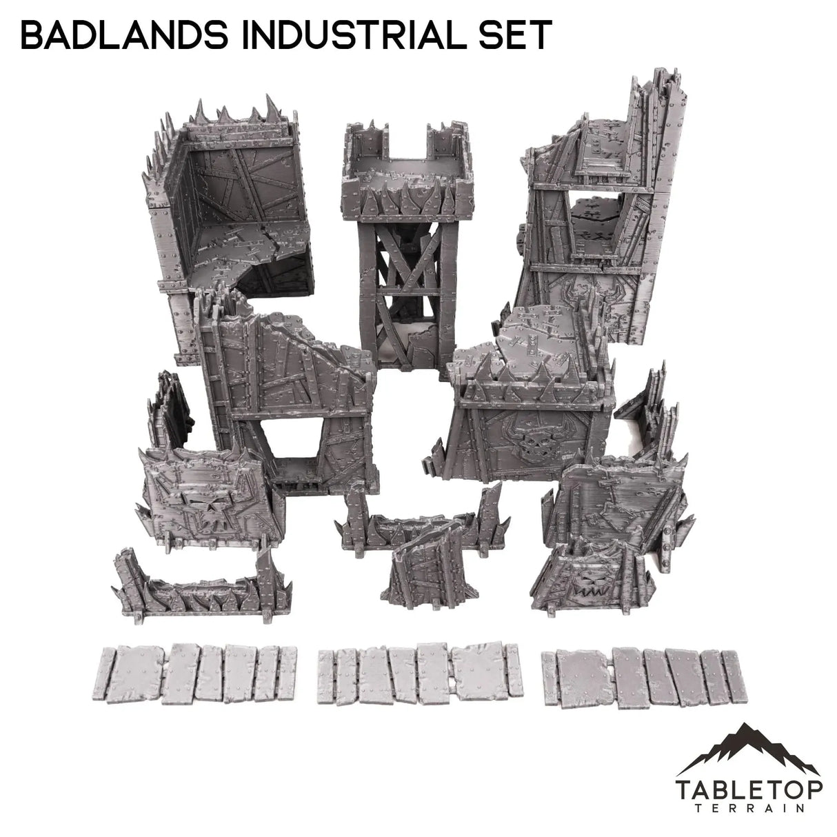 Tabletop Terrain Terrain Badlands Ork Industrial Terrain Set