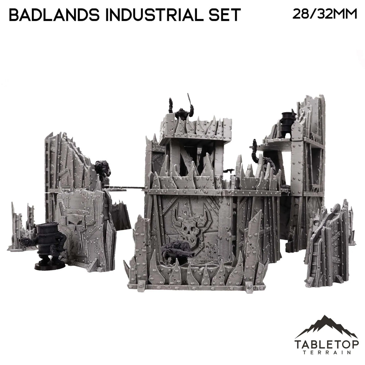 Tabletop Terrain Terrain Badlands Ork Industrial Terrain Set
