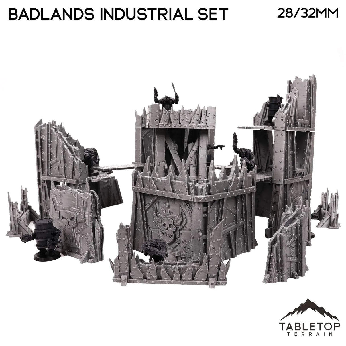 Tabletop Terrain Terrain Badlands Ork Industrial Terrain Set