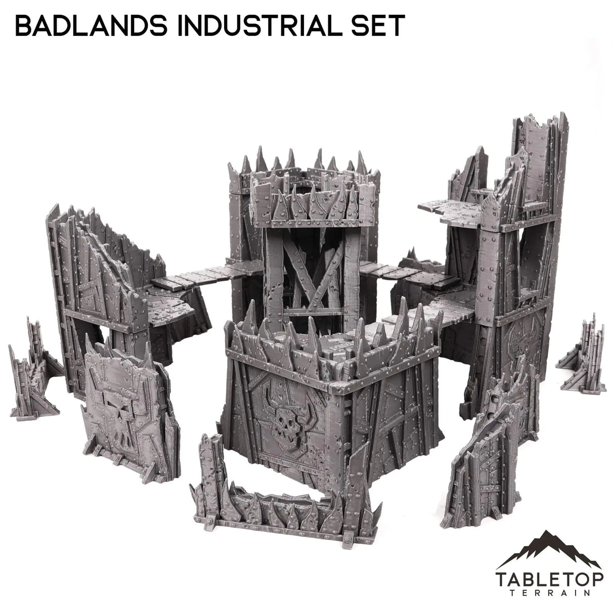 Tabletop Terrain Terrain Badlands Ork Industrial Terrain Set