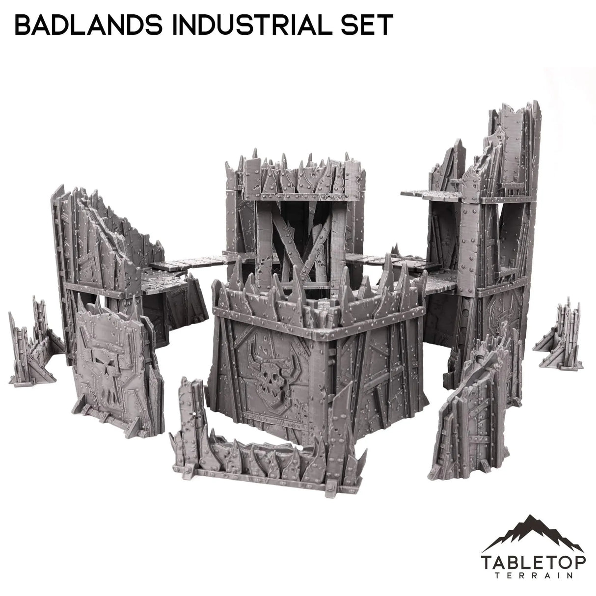 Tabletop Terrain Terrain Badlands Ork Industrial Terrain Set