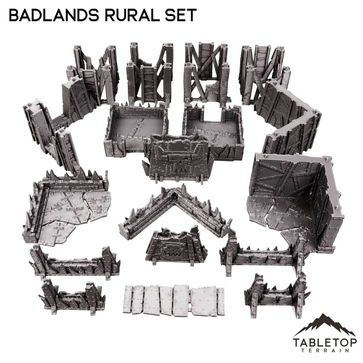 Tabletop Terrain Terrain Badlands Ork Rural Terrain Set