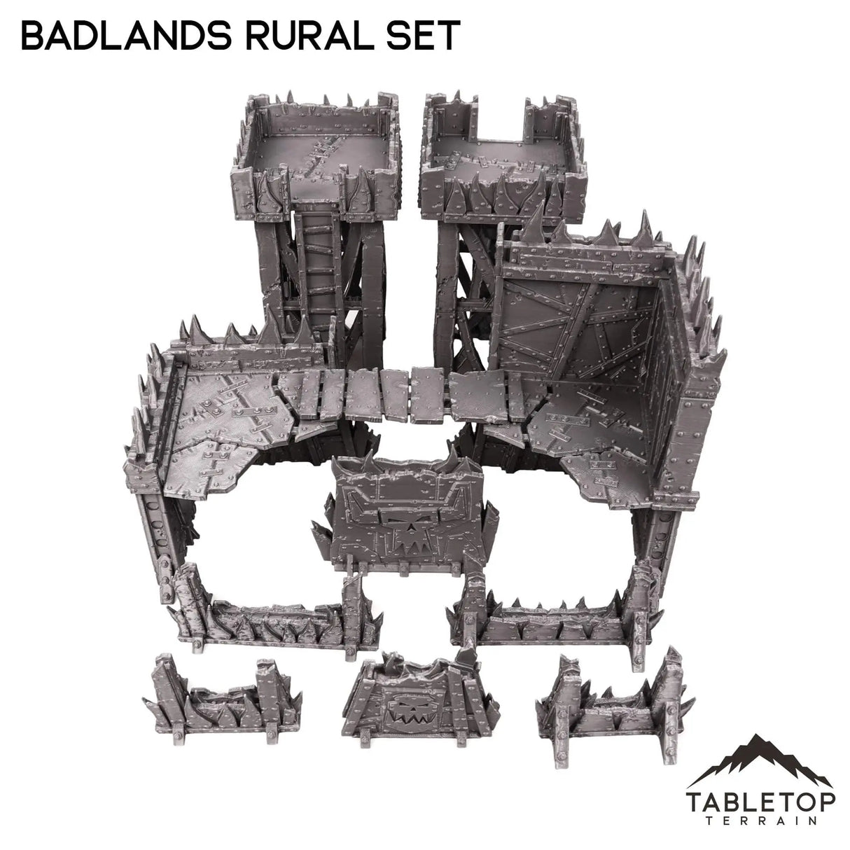 Tabletop Terrain Terrain Badlands Ork Rural Terrain Set
