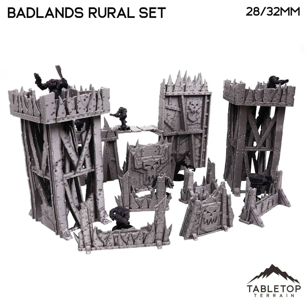 Tabletop Terrain Terrain Badlands Ork Rural Terrain Set