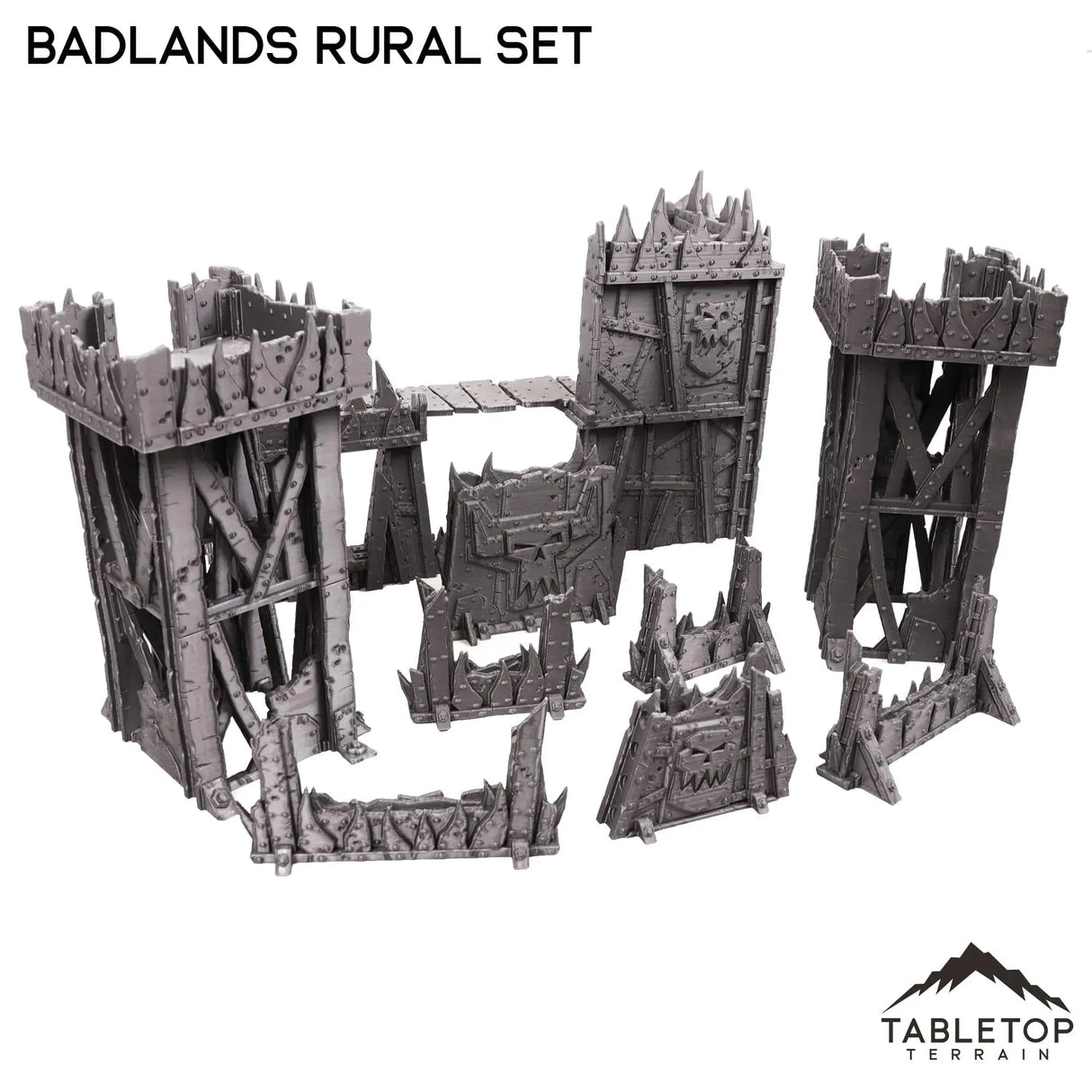 Tabletop Terrain Terrain Badlands Ork Rural Terrain Set