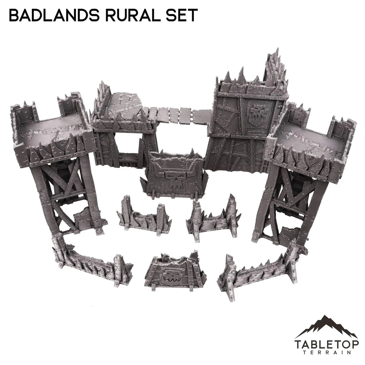 Tabletop Terrain Terrain Badlands Ork Rural Terrain Set