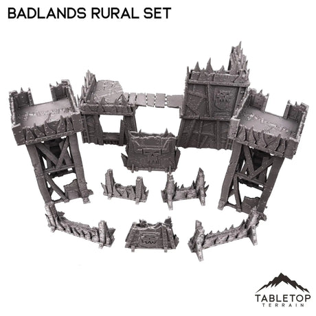 Tabletop Terrain Terrain Badlands Ork Rural Terrain Set