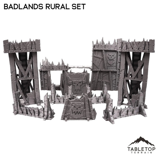 Tabletop Terrain Terrain Badlands Ork Rural Terrain Set