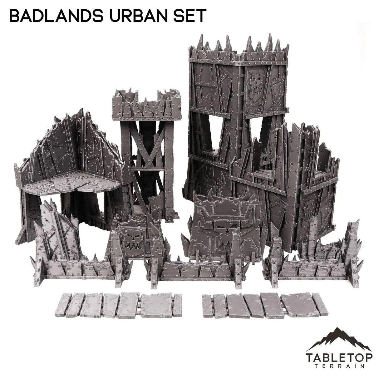 Tabletop Terrain Terrain Badlands Ork Urban Terrain Set
