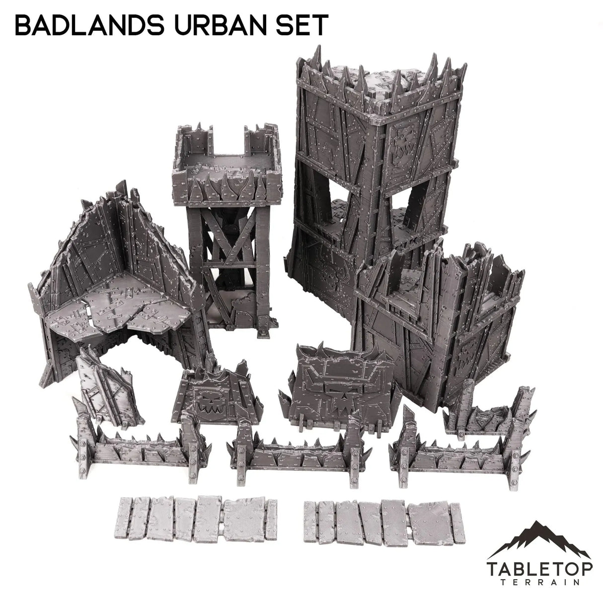 Tabletop Terrain Terrain Badlands Ork Urban Terrain Set