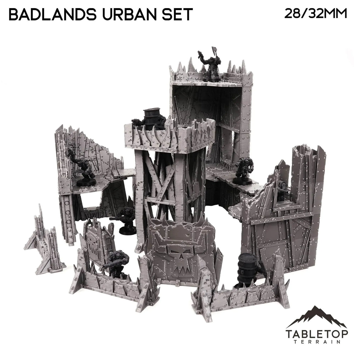 Tabletop Terrain Terrain Badlands Ork Urban Terrain Set