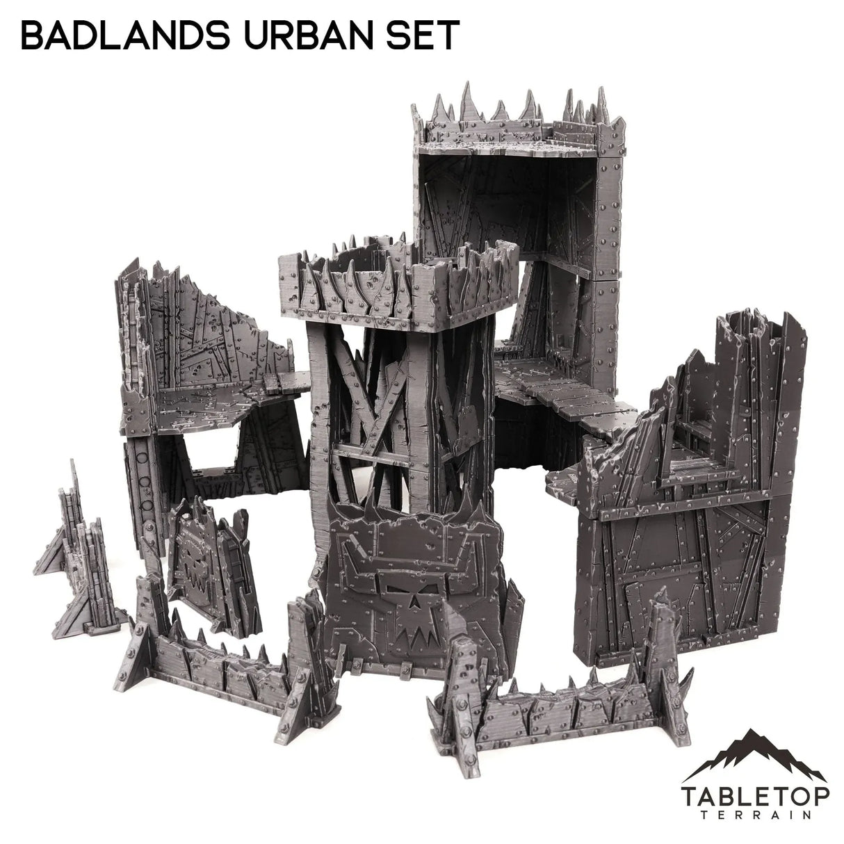 Tabletop Terrain Terrain Badlands Ork Urban Terrain Set