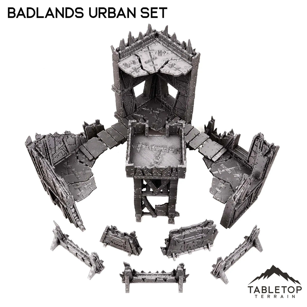 Tabletop Terrain Terrain Badlands Ork Urban Terrain Set