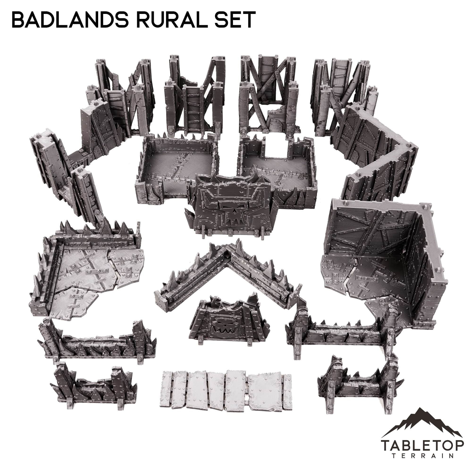 Badlands Ork Rural Terrain Set – Tabletop Terrain