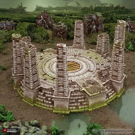 Tabletop Terrain Terrain Bamboo Arena - The Gloaming Swamp