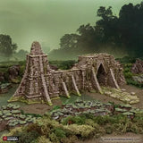 Tabletop Terrain Terrain Bamboo Fort Walls - The Gloaming Swamp