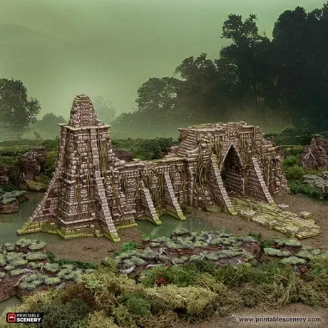 Tabletop Terrain Terrain Bamboo Fort Walls - The Gloaming Swamp