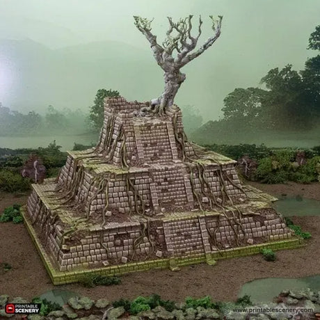 Tabletop Terrain Terrain Bamboo Temple - The Gloaming Swamp