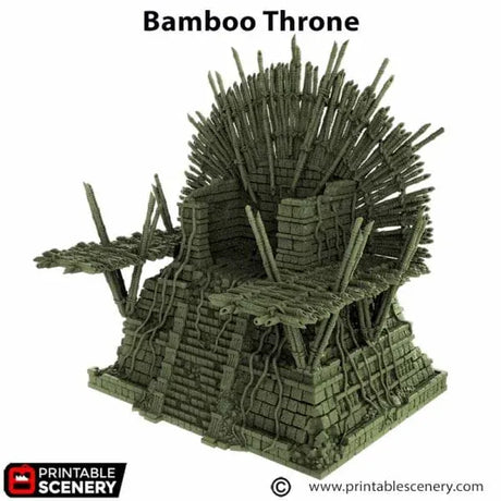 Tabletop Terrain Terrain Bamboo Throne - The Gloaming Swamp