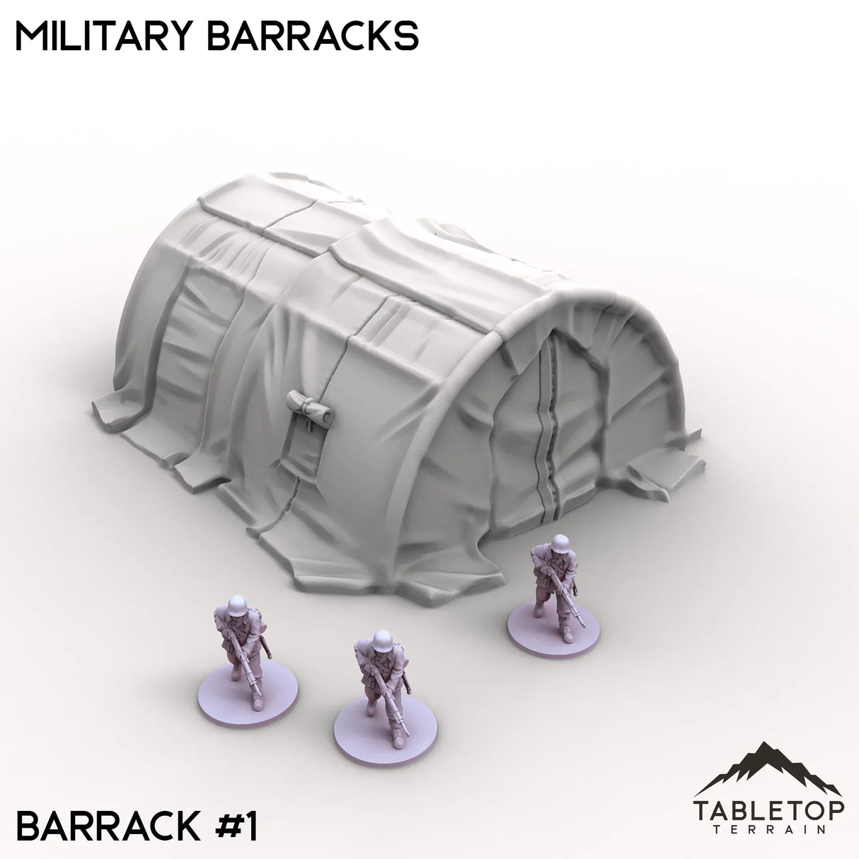 Tabletop Terrain Terrain Barrack 1 / 32mm Military Barracks