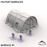Tabletop Terrain Terrain Barrack 1 / 32mm Military Barracks